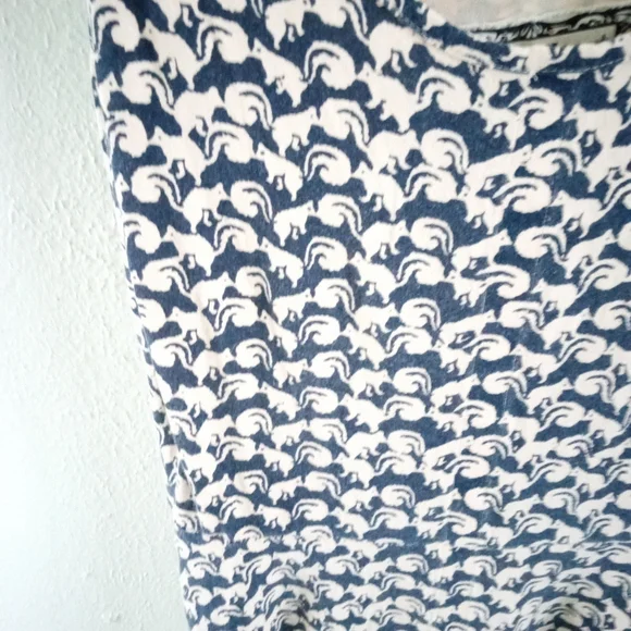 EFFIE'S HEART Squirrel Print Cotton Sun Dress | M - Picture 4 of 6